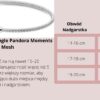 bransoletka bangle pandora moments mesh